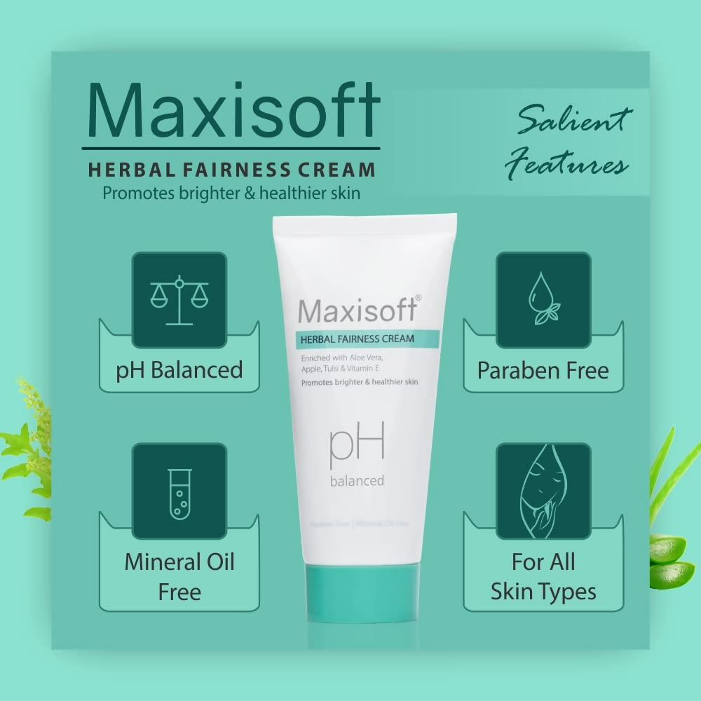 Maxisoft Herbal Fairness Cream Glowing Skin | Grocsy