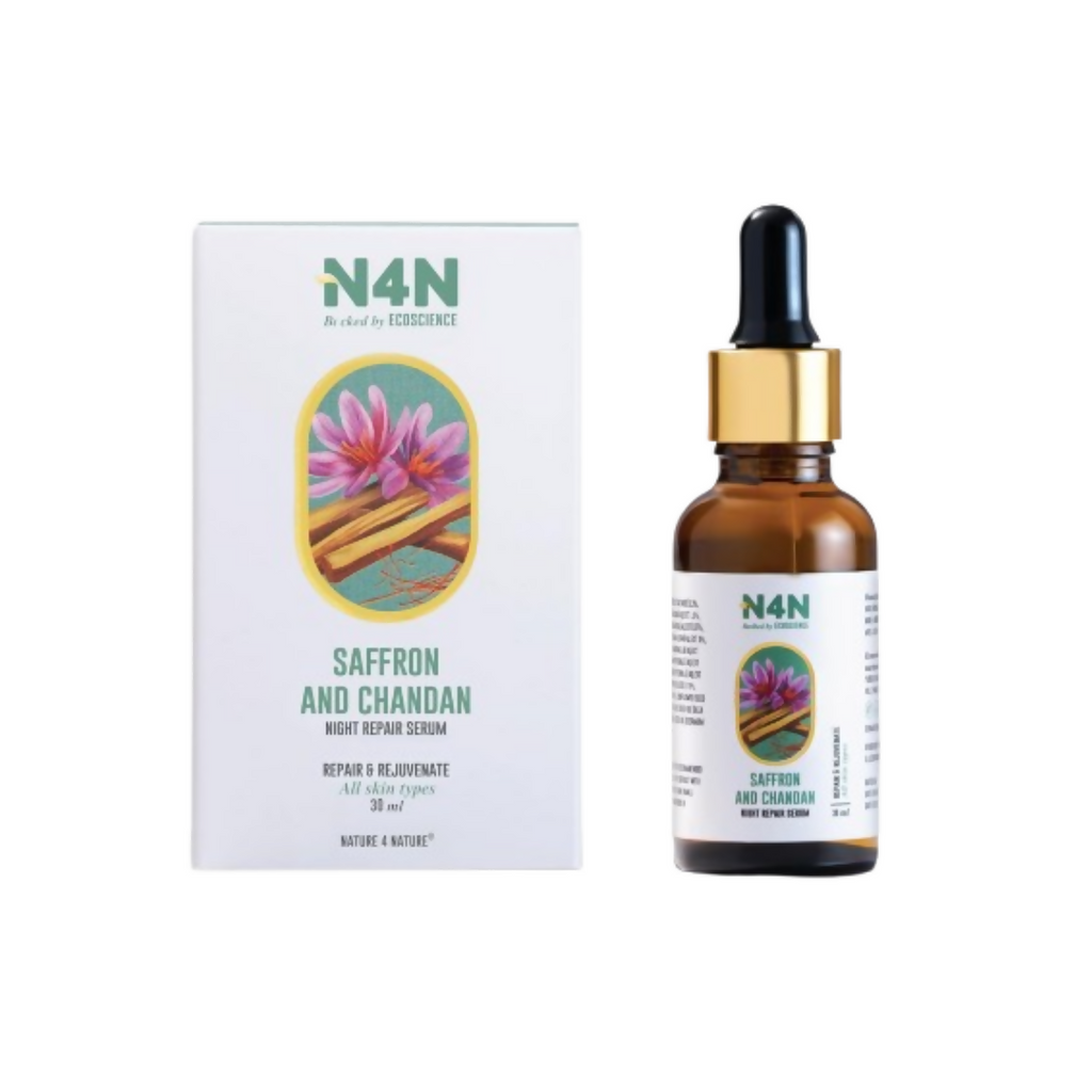 Nature4Nature Revitalizer Night Natural Face Serum For Glowing Skin | Grocsy