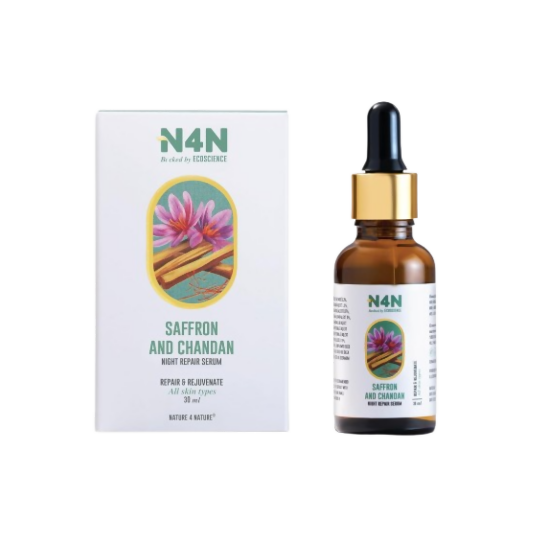 Nature4Nature Revitalizer Night Natural Face Serum For Glowing Skin | Grocsy