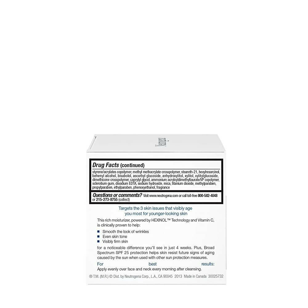 Neutrogena Triple Age Repair Anti Wrinkle Daily Facial Moisturizer With Spf 25 | Grocsy