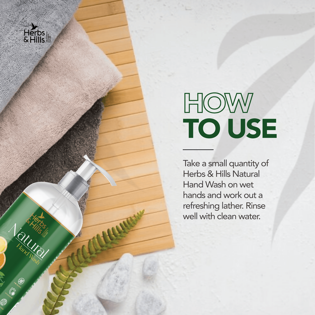Herbs & Hills Natural Hand Wash | Grocsy