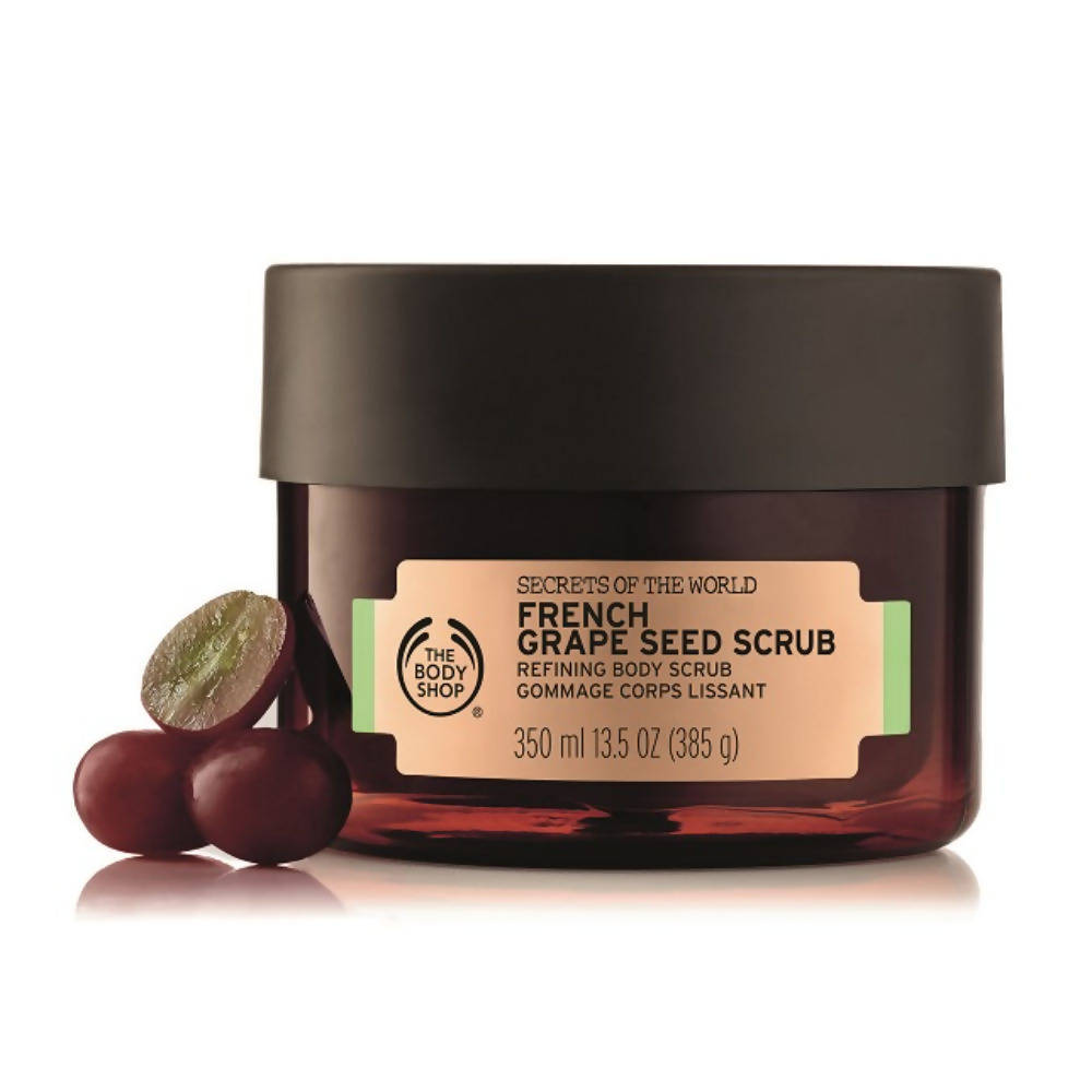 The Body Shop Spa of the World French Grape Seed Scrub | Grocsy
