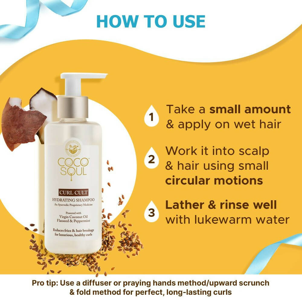 Coco Soul Curl Cult Hydrating Shampoo | Grocsy
