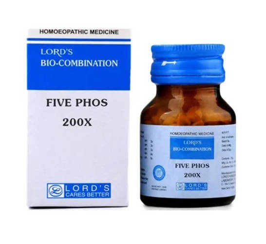 Lord's Homeopathy Five Phos Biocombination Tablets | Grocsy