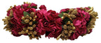 Pink & Gold Flower Gajra | Grocsy