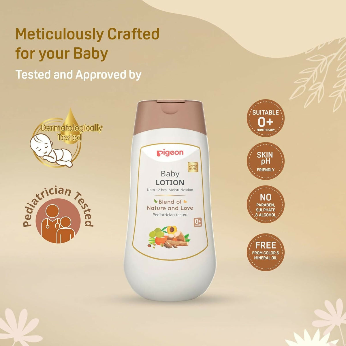 Pigeon Baby Lotion - Upto 12 hrs Moisturization | Grocsy