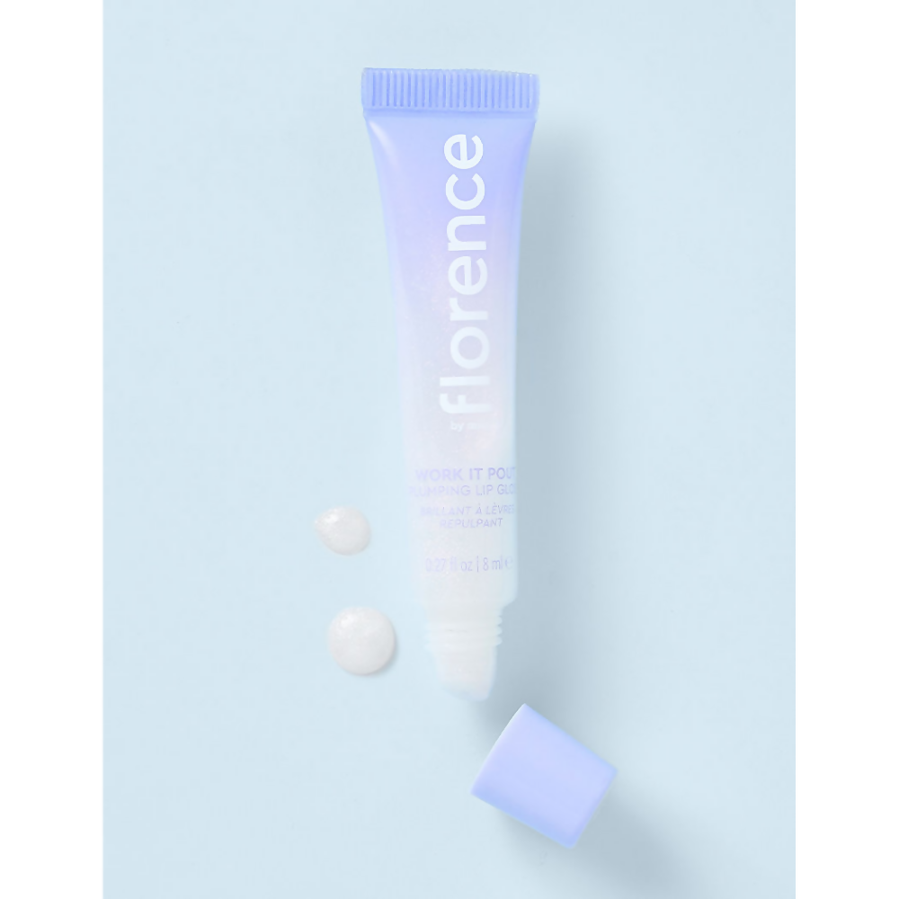 Florence by Mills Work It Pout Plumping Lip Gloss - Pink Wink | Grocsy