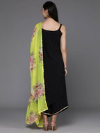Ahalyaa Women's Traditional wear Kurta Set - Black | Grocsy