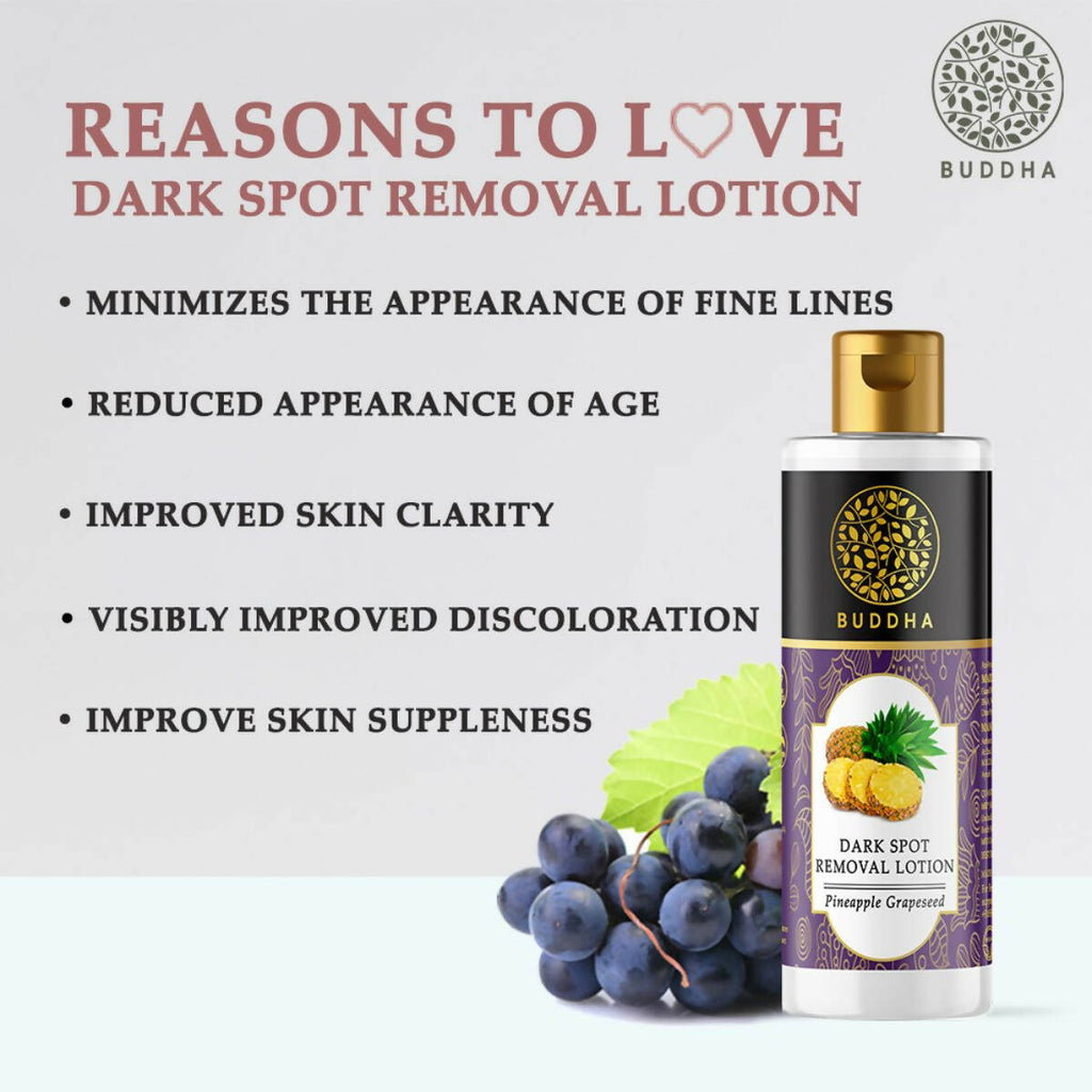 Buddha Natural Dark Spot Removal Body Lotion - Helps With Brighten & Even skin Tone | Grocsy