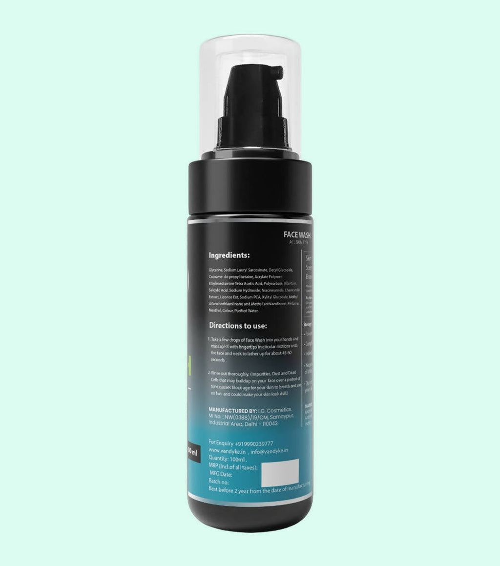 Vandyke Ocean Face Wash | Grocsy