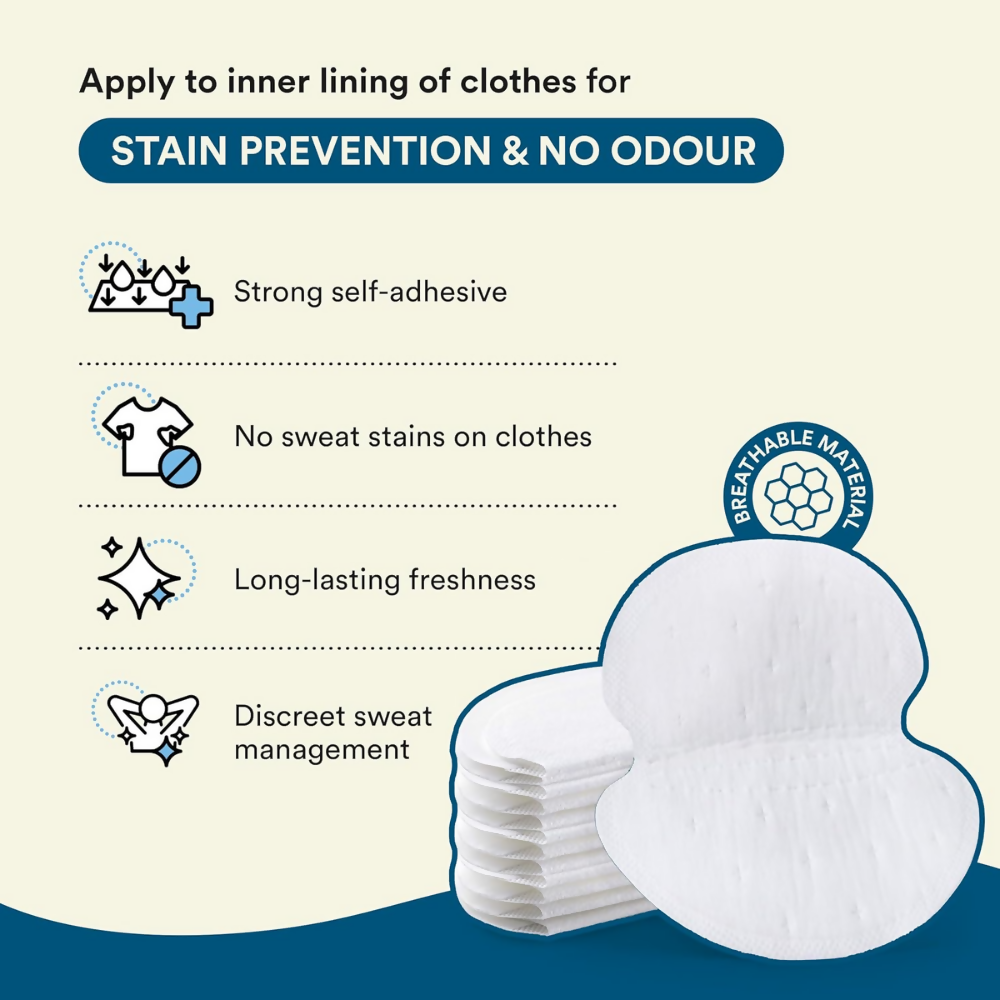 Bloom by Bold Care Sweat Pads for Underarms | Grocsy