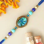 Striking Epoxy Rakhi & LuvIt Roasted Almonds Chocolate | Grocsy