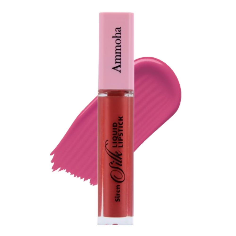 Ammoha Cosmetics Long-Lasting, Matte-Finished Spring Flamingo Color Liquid Lipstick | Grocsy