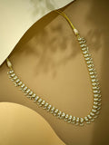 Nuyug 22K Gold-Plated Kundan & Pearl Studded Matha Patti Head Jewellery | Grocsy