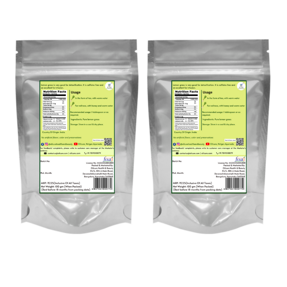 Nxtgen Ayurveda Lemon Grass Pure Infusion | Grocsy