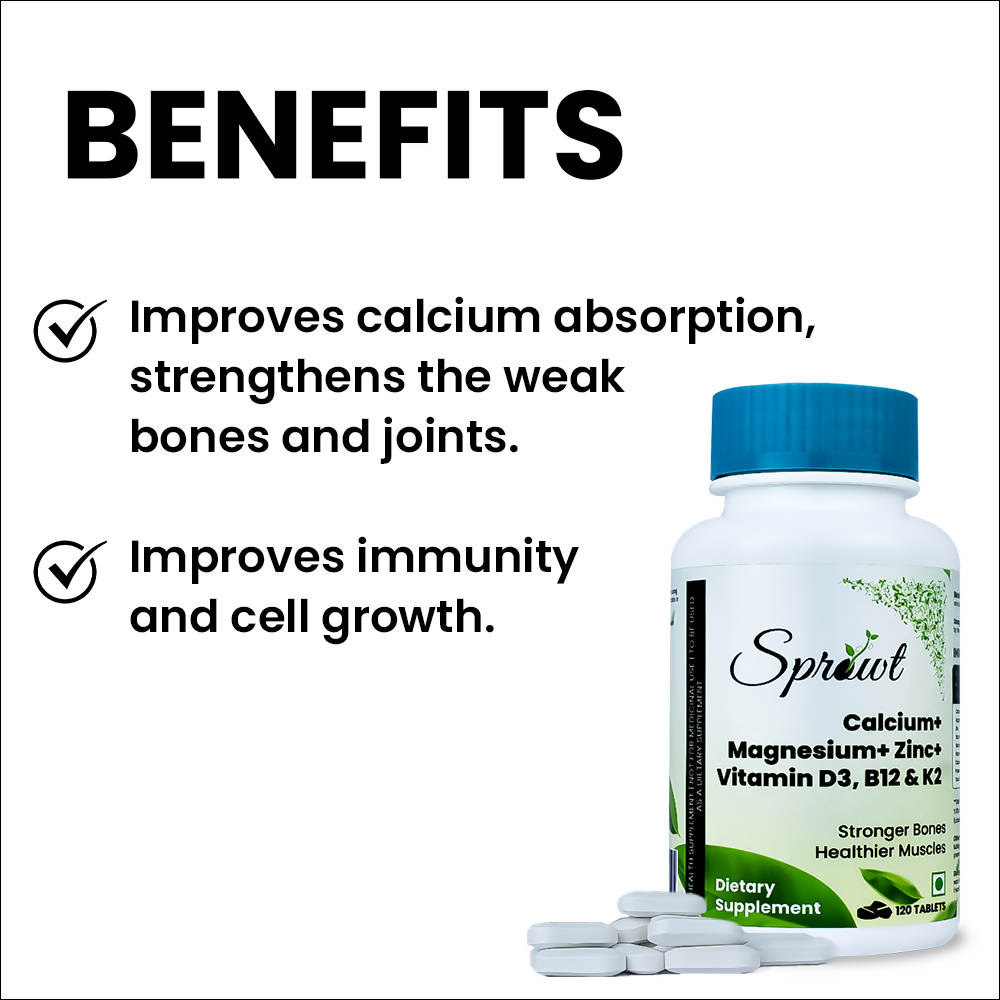 Sprowt Plant Based Vitamin C + Zinc Capsules | Grocsy