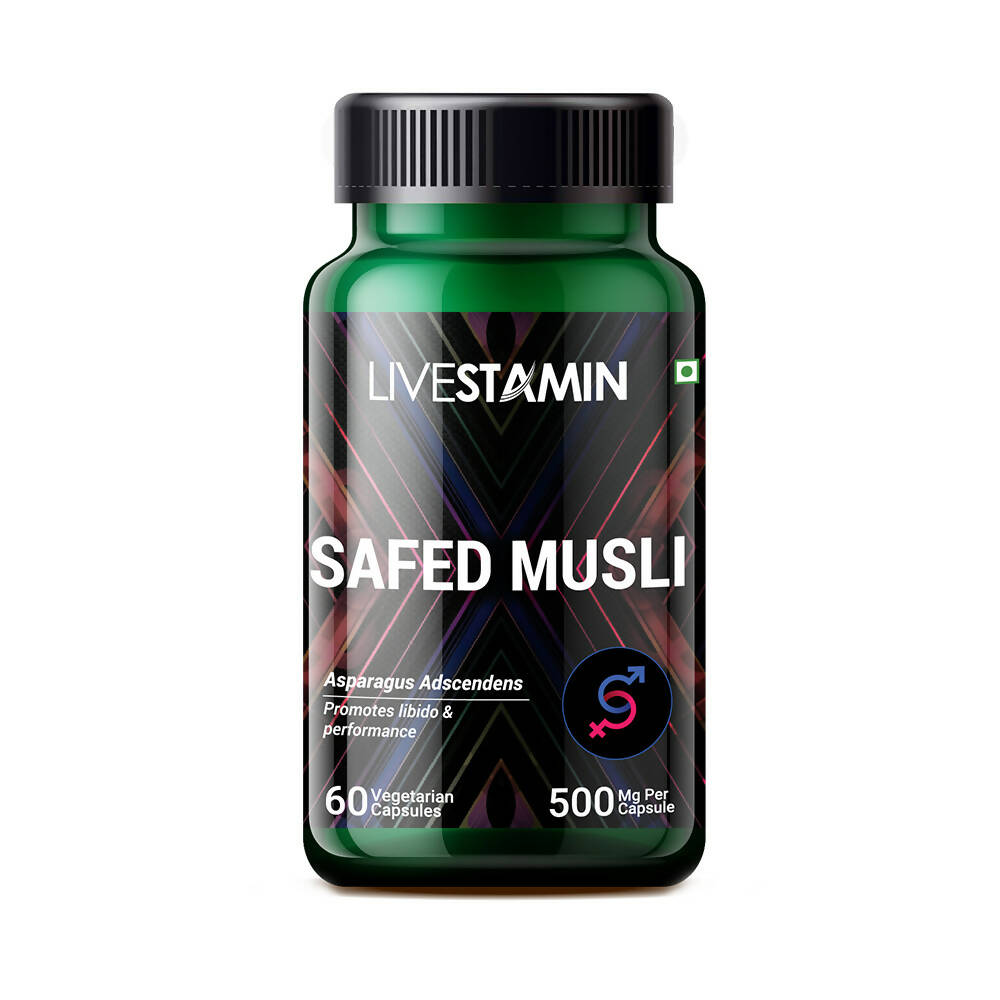 Livestamin Safed Musli Capsules | Grocsy
