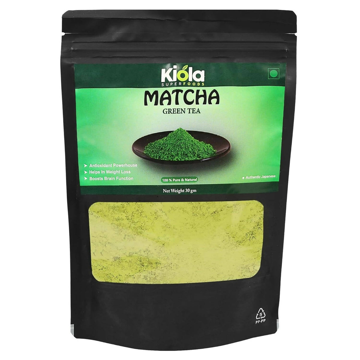 Kiola Superfoods Japanese Matcha Green Tea Powder | Grocsy