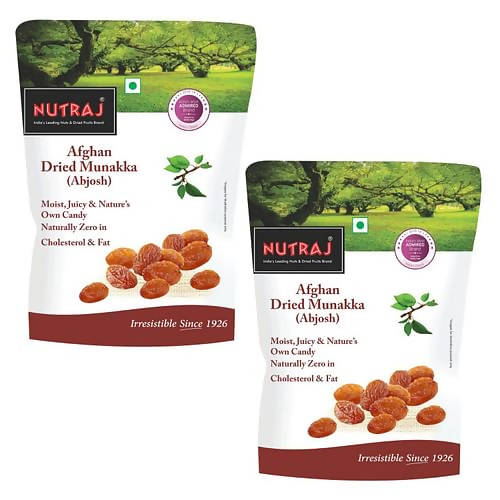 Nutraj Afghan Dried Munakka (Abjosh) | Grocsy