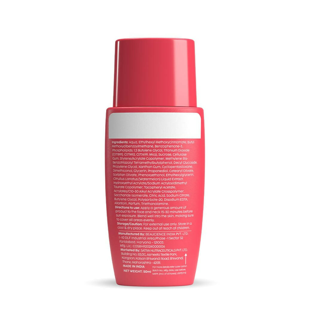 PLIX The Plant Fix Watermelon Tint Twist Color-Adapting Sunscreen For Light Coverage & Instant Glow | Grocsy