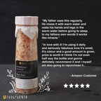 Soulflower Aromatherapy Essential Oil Lavender Bath Salt Enriched With Himalayan Pink Rock Salt | Grocsy