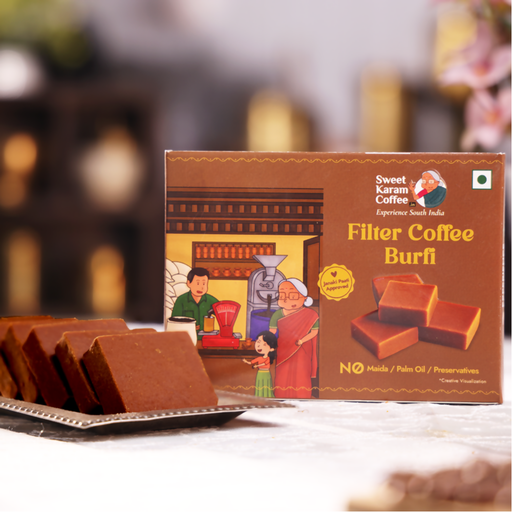 Sweet Karam Coffee Filter Coffee Burfi | Grocsy