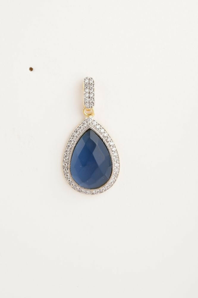 Nuyug 22K Gold Plated Azure Muse Contemporary Drop Earrings | Grocsy