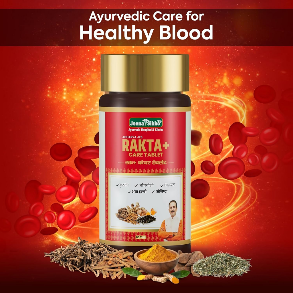 Jeena Sikho Acharya Ji’s Rakta+ Care Tablets | Grocsy