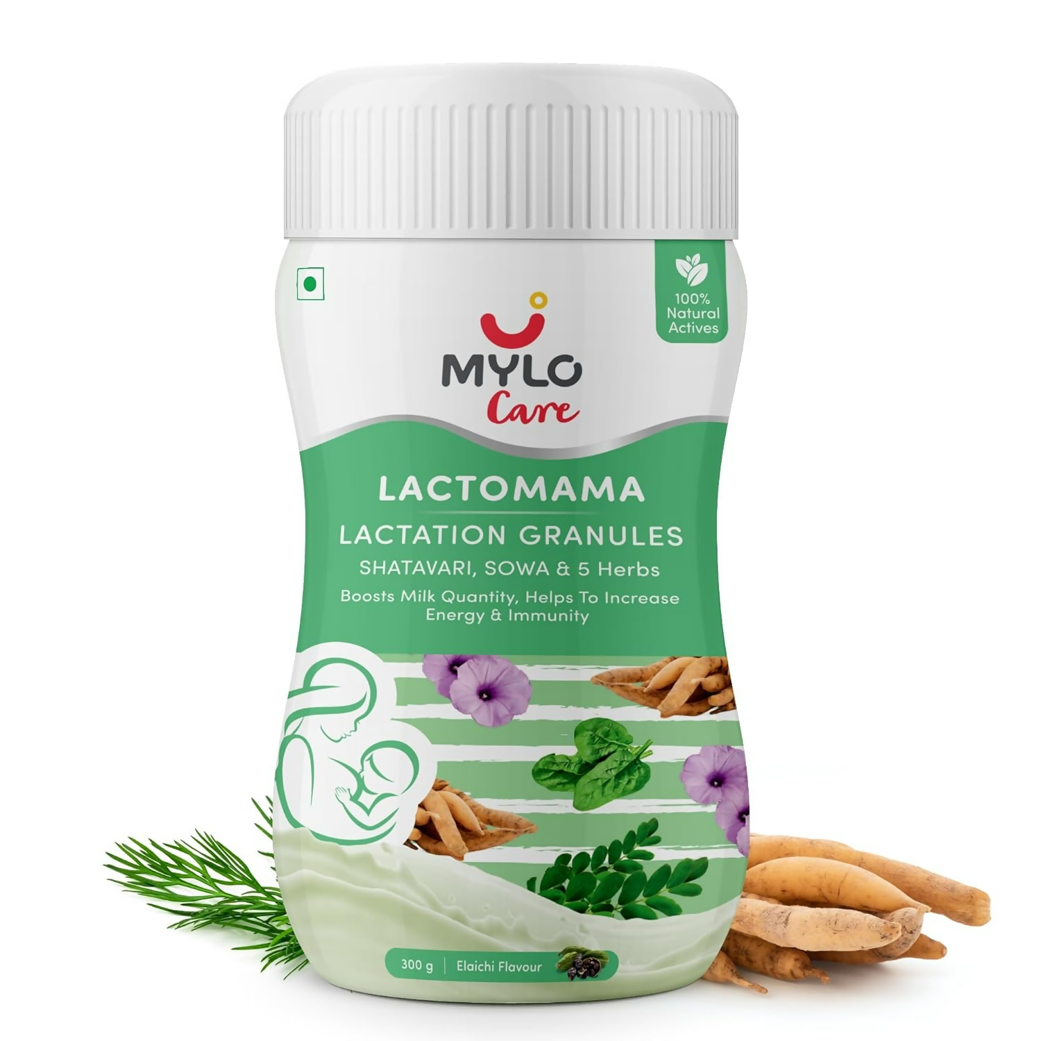 Mylo Care Lactomama Lactation Granules - Elaichi Flavour | Grocsy