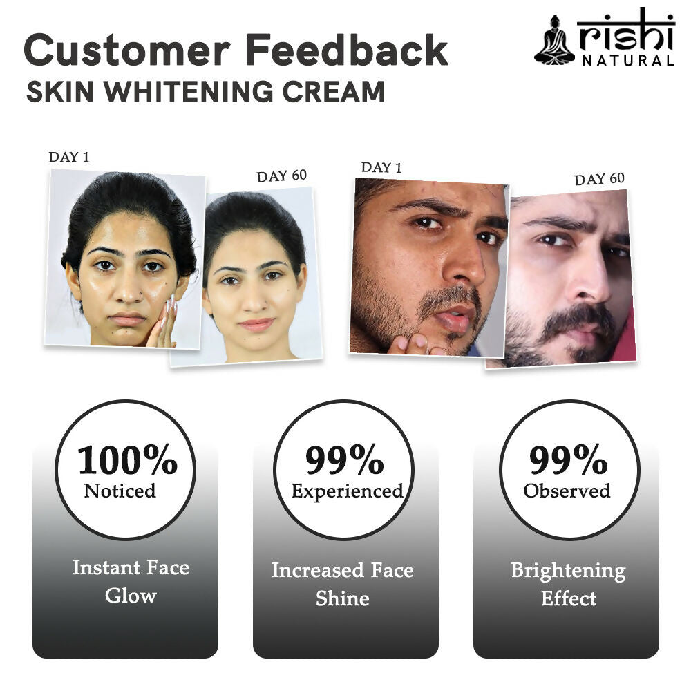 Rishi Natural Skin Whitening Cream | Grocsy