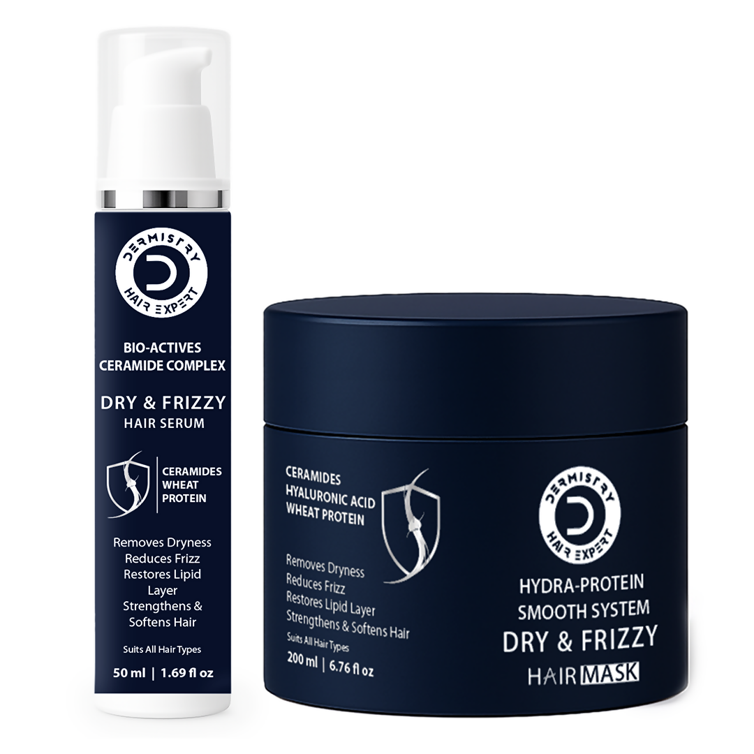 Dermistry Ceramide Hyaluronic Acid Protein Hair Mask & Serum | Grocsy