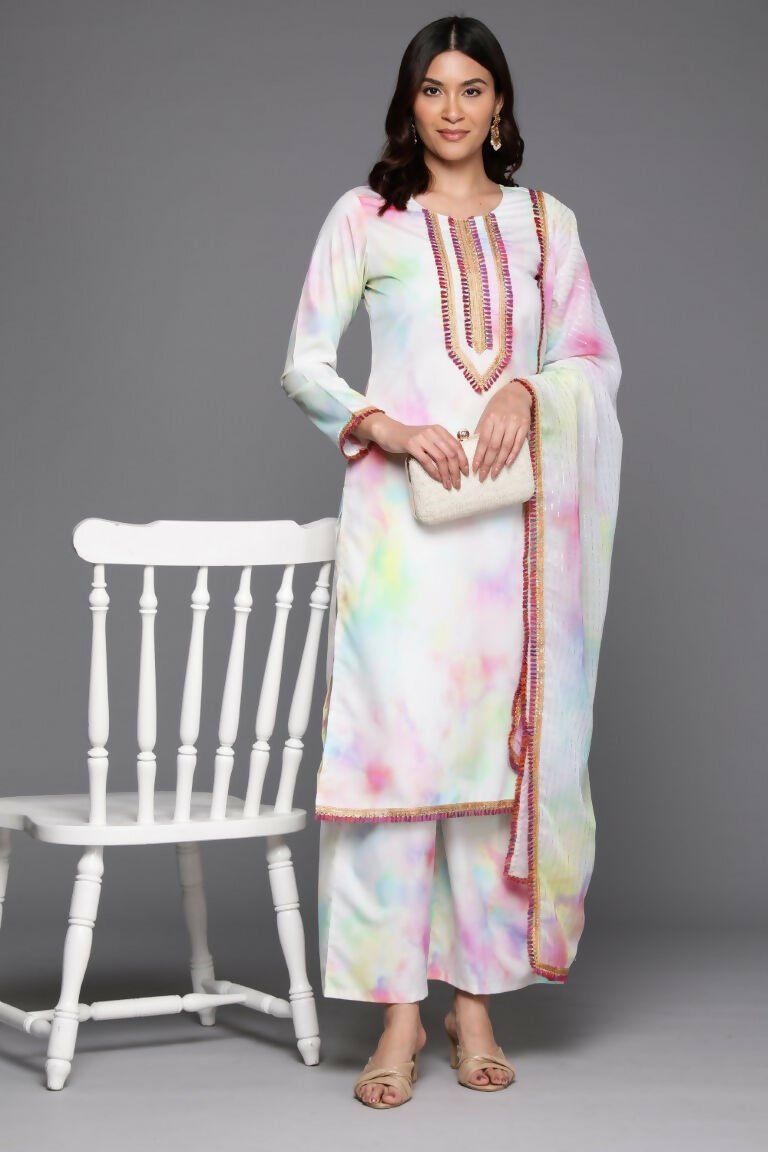 Ahalyaa Women's Traditional wear Kurta Set - Multi Color | Grocsy
