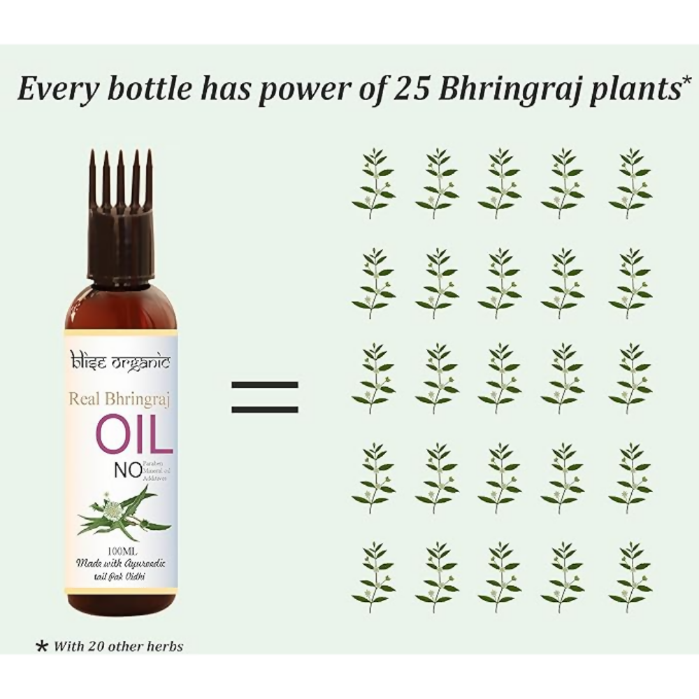 Blise organic Real Bhringraj oil | Grocsy