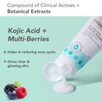 Lotus DermaBotanics Kojic acid + Multi berry Blemish - Free Facewash | Grocsy