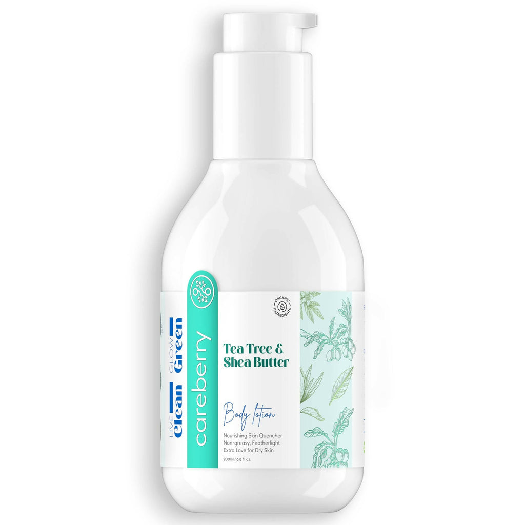 Careberry Tea Tree Oil & Shea Butter Nourishing Body Lotion | Grocsy