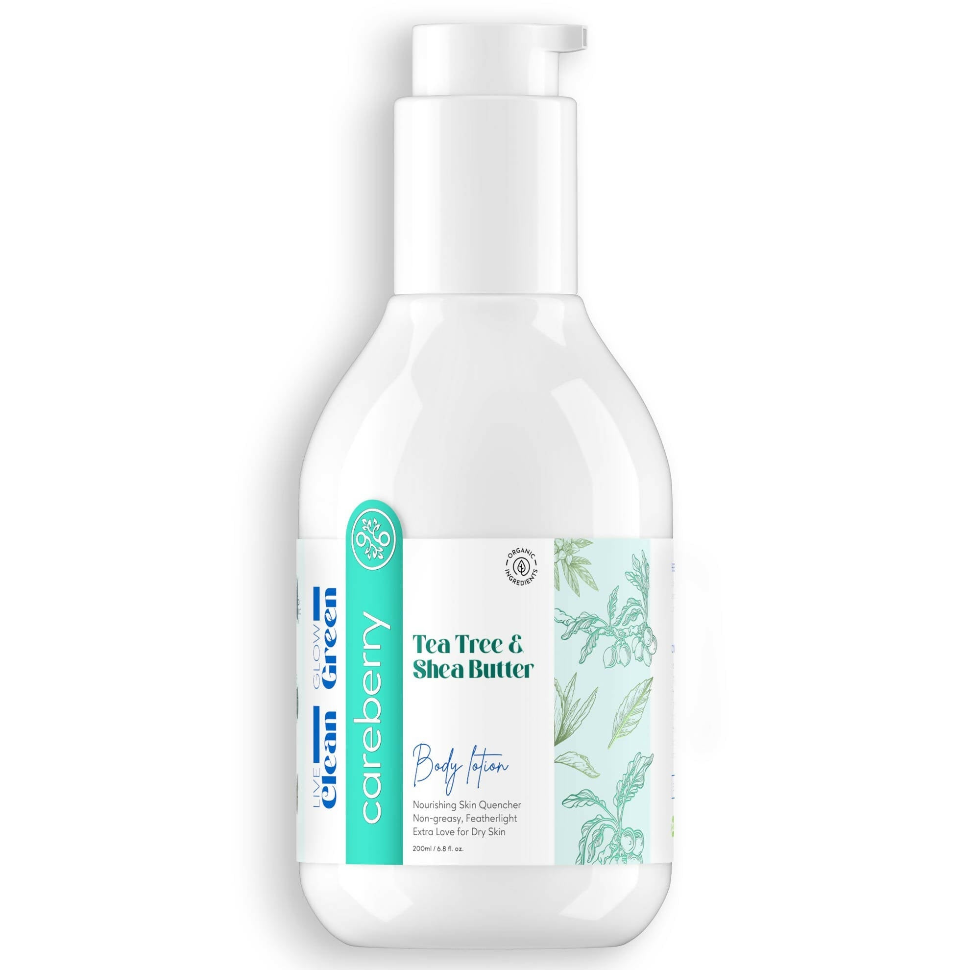 Careberry Tea Tree Oil & Shea Butter Nourishing Body Lotion | Grocsy