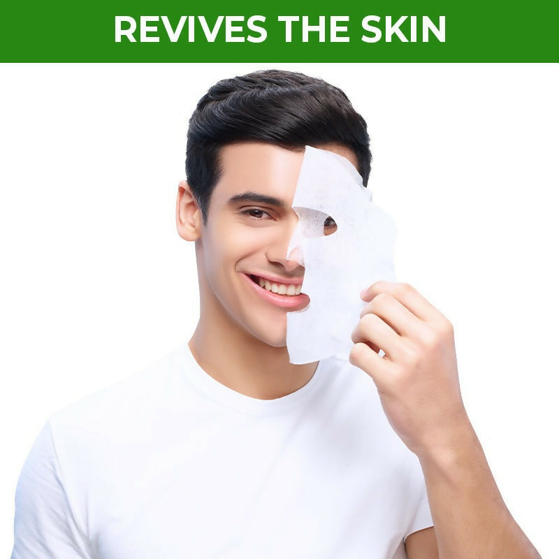 Nykaa Skin Secrets Indian Rituals Tea Tree + Aloe Vera Sheet Mask For Clear & Moisturised Skin | Grocsy