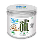 Nature Land Organics Raw Virgin Coconut Oil | Grocsy