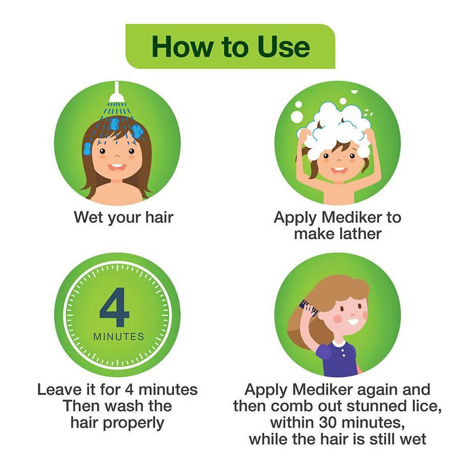Mediker Lice Treatment Shampoo | Grocsy