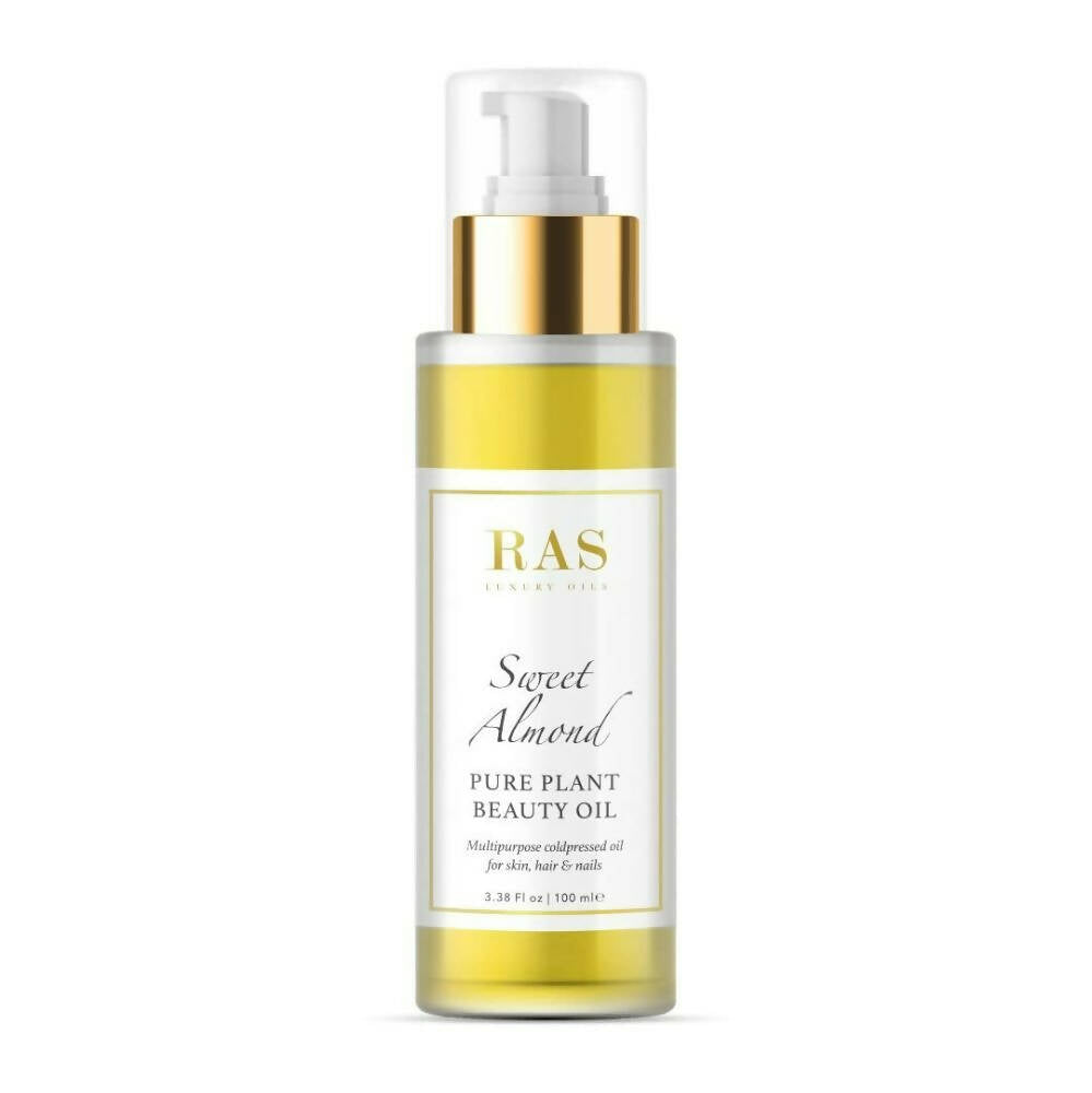 Ras Luxury Oils Sweet Almond Pure Plant Oil | Grocsy