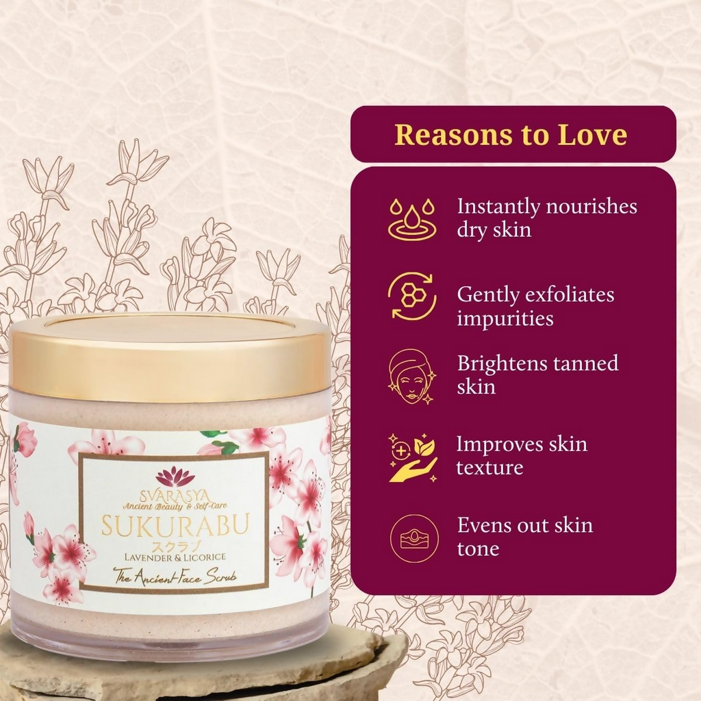 Svarasya Sukurabu The Ancient Face Scrub | Grocsy