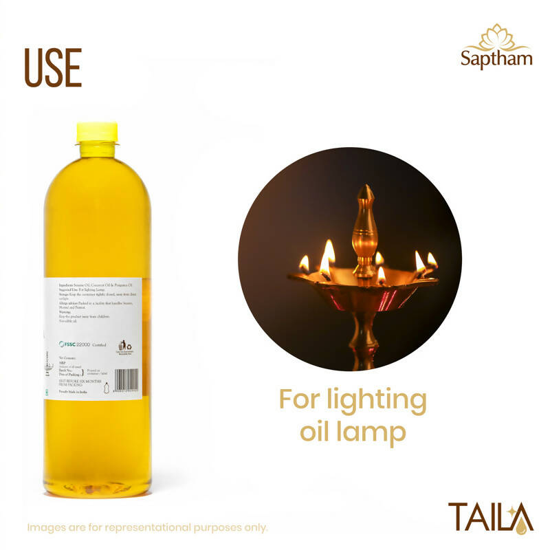 Saptham Taila 100% Natural Lamp Oil | Grocsy