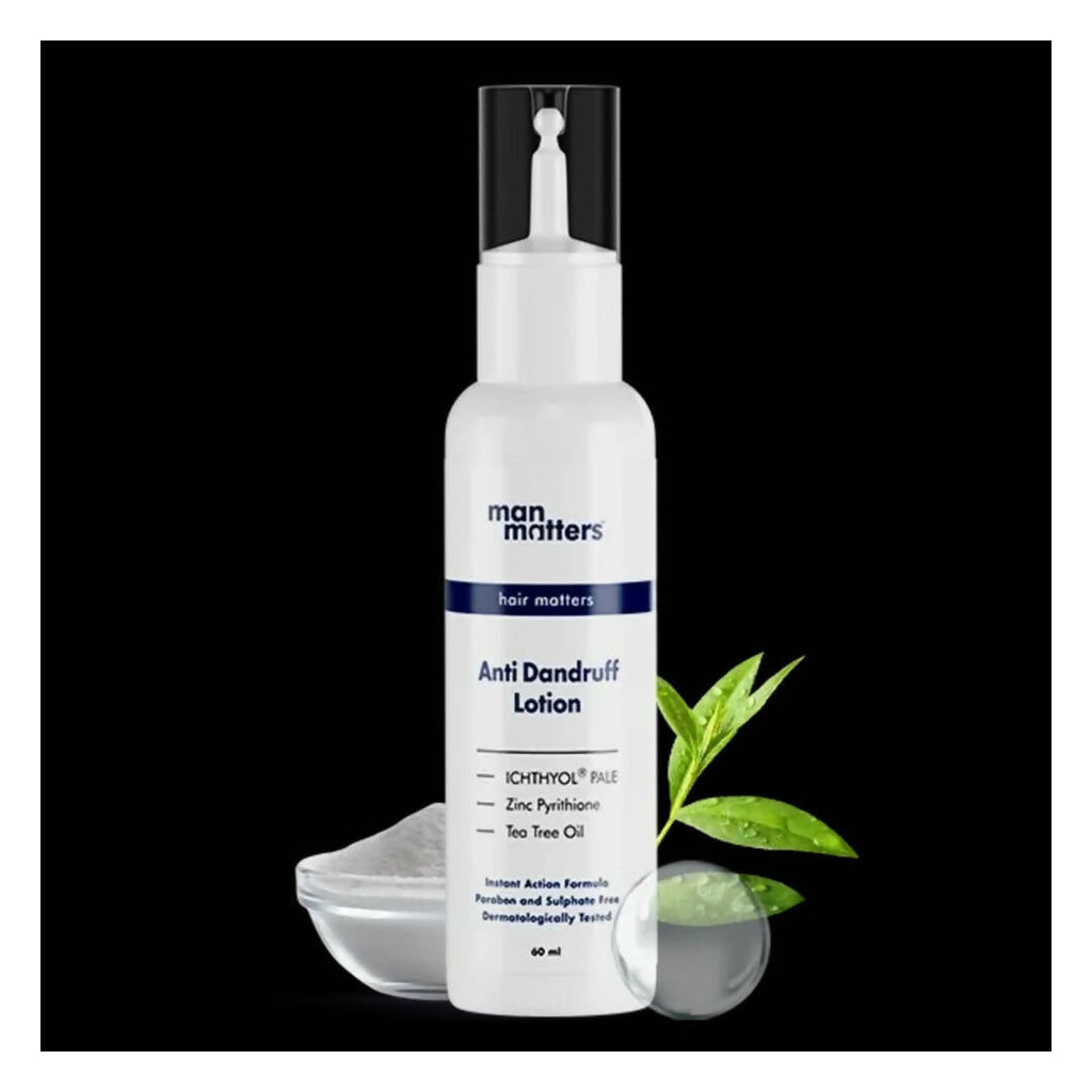 Man Matters Dandruff Removal Lotion With Tea Tree Oil & Zinc | Grocsy