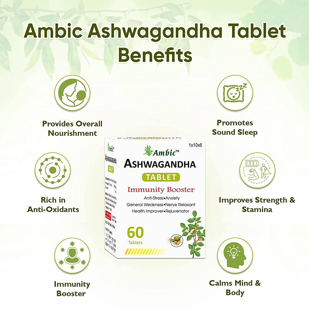 Ambic Ambic Ashwagandha Tablets | Grocsy