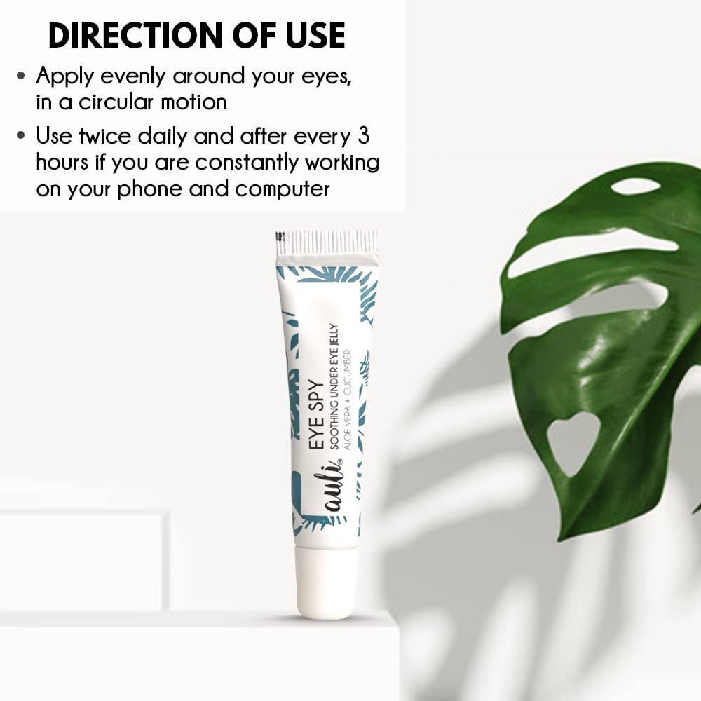 Auli Eye Spy Cucumber + Aloe Vera Soothing Under Eye Gel | Grocsy