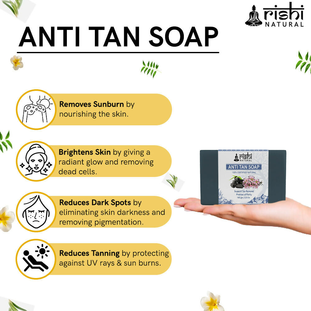 Rishi Natural Anti Tan Soap | Grocsy