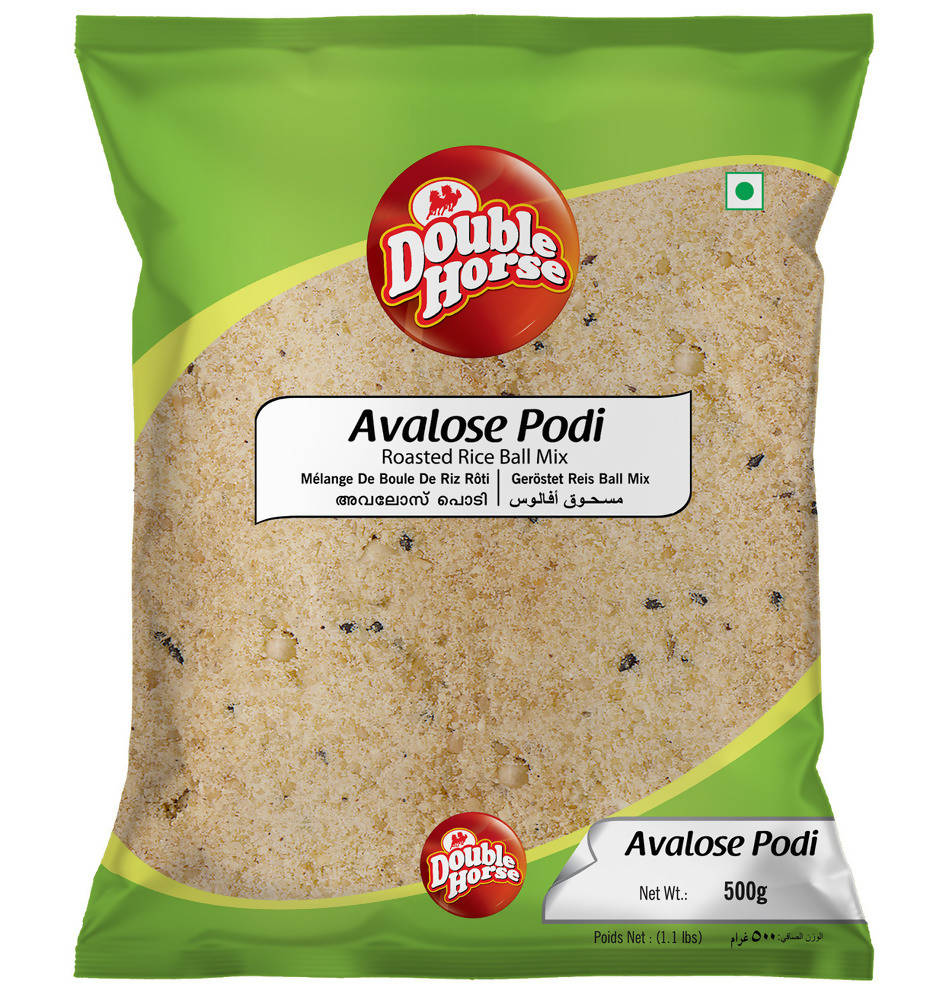 Double Horse Avalose Podi | Roasted Rice Ball Mix | Grocsy