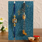 Bhaiya Bhabhi Luxury Rakhi Set & Assorted Delights Combo Pack | Grocsy