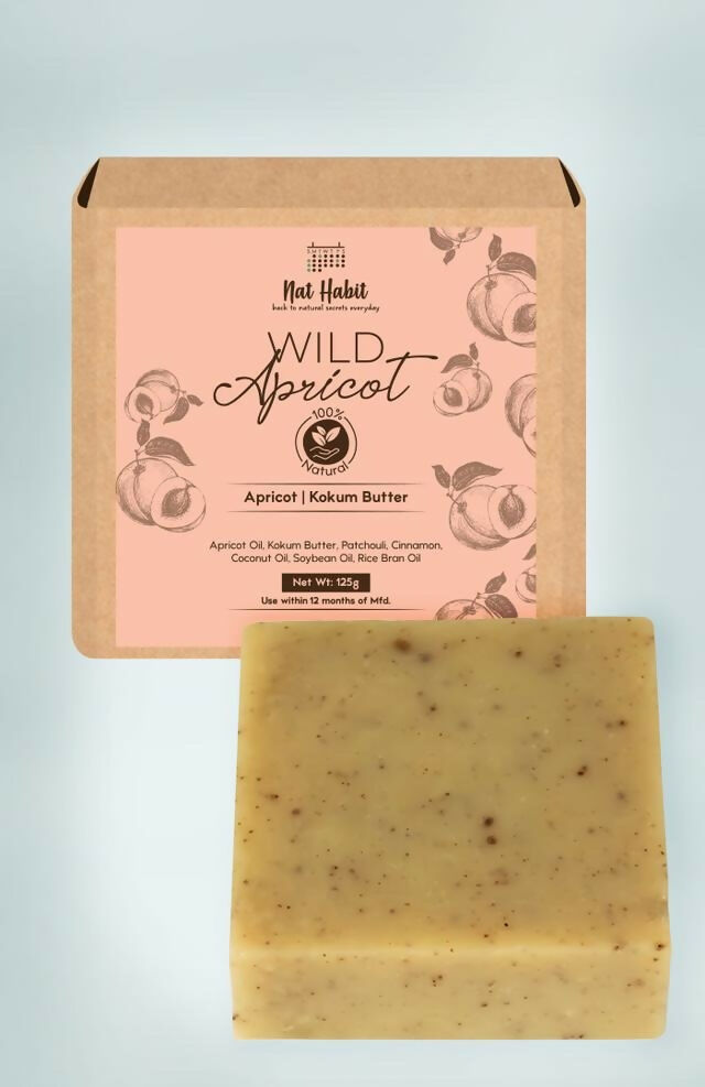 Nat Habit Cold Processed Wild Apricot Soap | Grocsy
