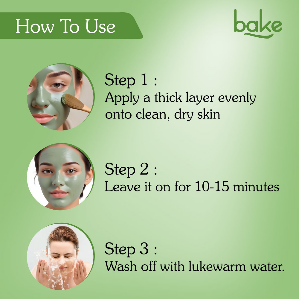 Bake Kiss The Frog Anti Acne Clay Mask With 2% Salicylic Acid & Niacinamide | Grocsy